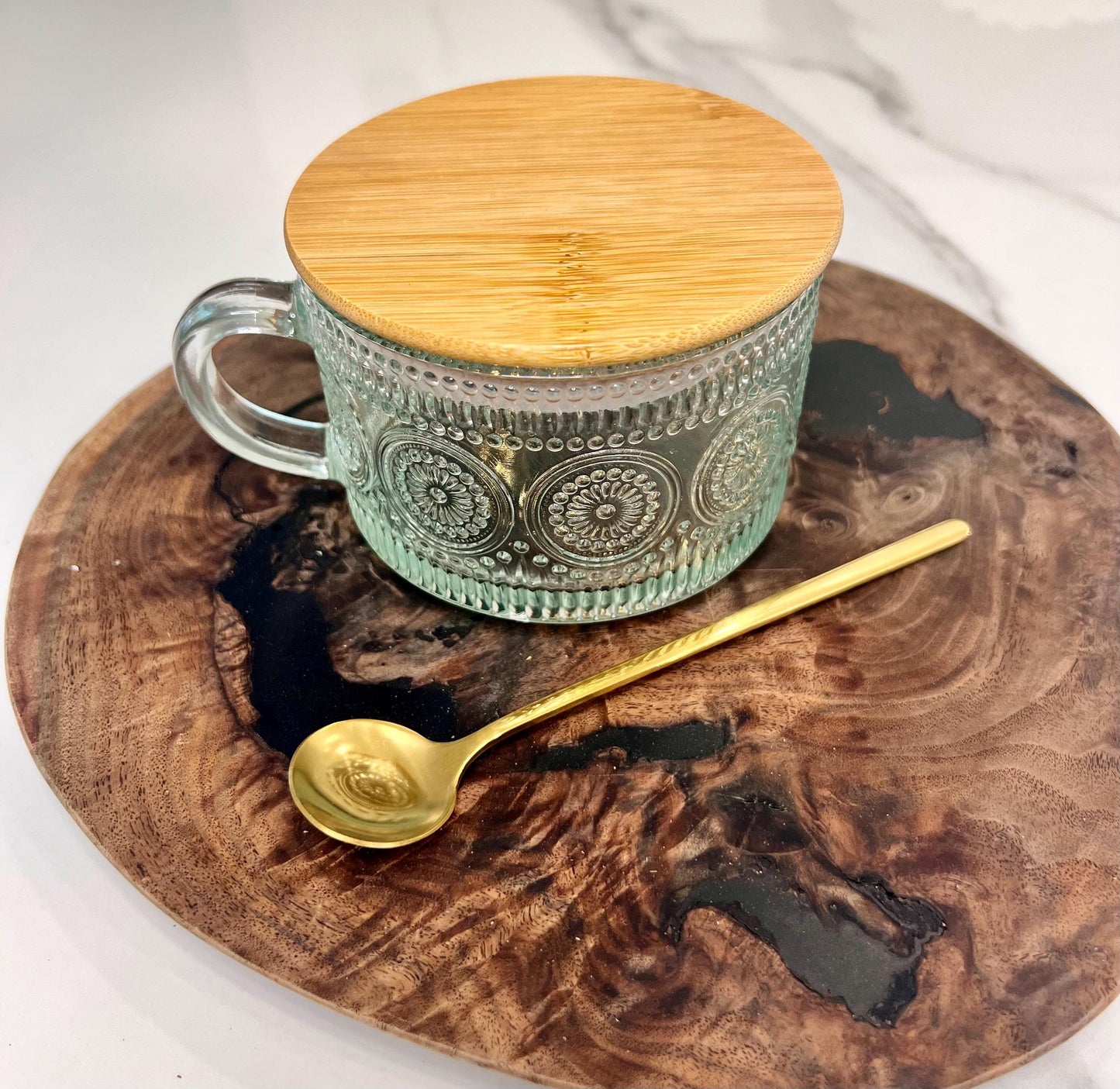 Cozy Gift Basket: Cotton Blanket, Tea & Soy Candle - Thinking of You